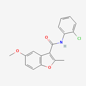 N-(2-chlorophenyl)-5-methoxy-2-methyl-1-benzofuran-3-carboxamide