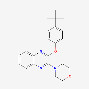 2-(4-Tert-butylphenoxy)-3-(morpholin-4-yl)quinoxaline