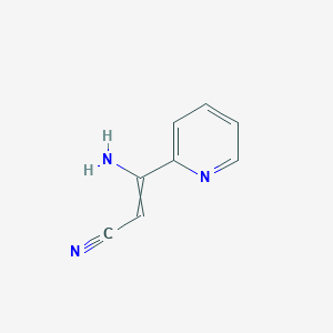 molecular formula C8H7N3 B112768 3-氨基-3-(吡啶-2-基)丙烯腈 CAS No. 55330-52-4