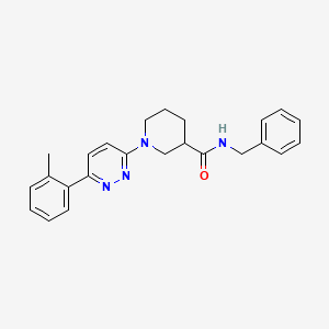 N-benzyl-1-[6-(2-methylphenyl)pyridazin-3-yl]piperidine-3-carboxamide