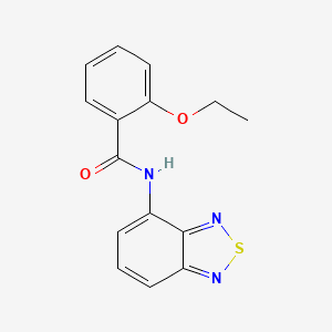 molecular formula C15H13N3O2S B11277003 N-(2,1,3-benzothiadiazol-4-yl)-2-ethoxybenzamide 