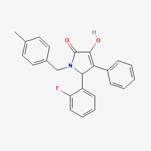 5-(2-fluorophenyl)-3-hydroxy-1-(4-methylbenzyl)-4-phenyl-1,5-dihydro-2H-pyrrol-2-one