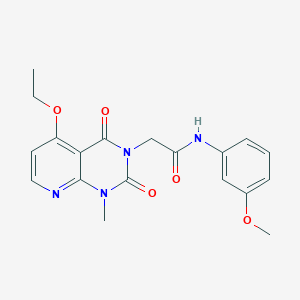 2-(5-ethoxy-1-methyl-2,4-dioxo-1,2-dihydropyrido[2,3-d]pyrimidin-3(4H)-yl)-N-(3-methoxyphenyl)acetamide