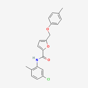 N-(5-chloro-2-methylphenyl)-5-[(4-methylphenoxy)methyl]furan-2-carboxamide