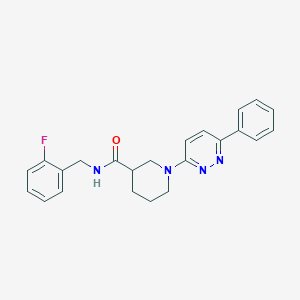 N-(2-fluorobenzyl)-1-(6-phenylpyridazin-3-yl)piperidine-3-carboxamide