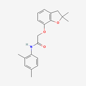 2-((2,2-dimethyl-2,3-dihydrobenzofuran-7-yl)oxy)-N-(2,4-dimethylphenyl)acetamide