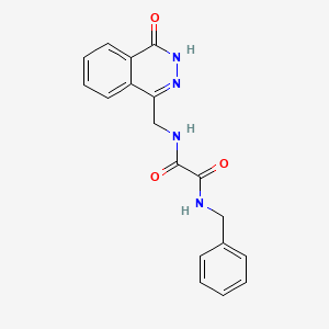 N1-benzyl-N2-((4-oxo-3,4-dihydrophthalazin-1-yl)methyl)oxalamide