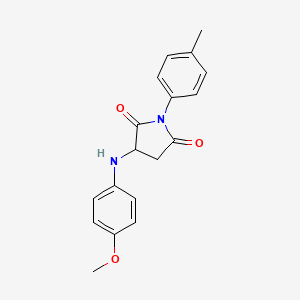 3-[(4-Methoxyphenyl)amino]-1-(4-methylphenyl)pyrrolidine-2,5-dione