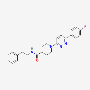 1-[6-(4-fluorophenyl)pyridazin-3-yl]-N-(2-phenylethyl)piperidine-4-carboxamide