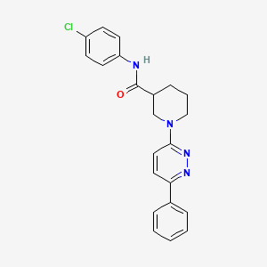 N-(4-chlorophenyl)-1-(6-phenylpyridazin-3-yl)piperidine-3-carboxamide