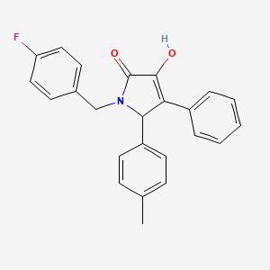 1-(4-fluorobenzyl)-3-hydroxy-5-(4-methylphenyl)-4-phenyl-1,5-dihydro-2H-pyrrol-2-one