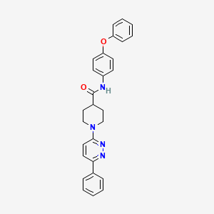 N-(4-phenoxyphenyl)-1-(6-phenylpyridazin-3-yl)piperidine-4-carboxamide