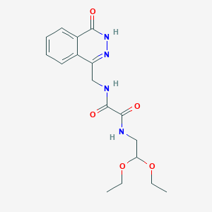 N-(2,2-diethoxyethyl)-N'-[(4-oxo-3,4-dihydrophthalazin-1-yl)methyl]ethanediamide