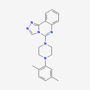 5-[4-(2,5-Dimethylphenyl)piperazin-1-yl][1,2,4]triazolo[4,3-c]quinazoline