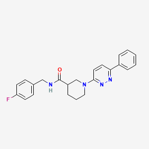 N-(4-fluorobenzyl)-1-(6-phenylpyridazin-3-yl)piperidine-3-carboxamide