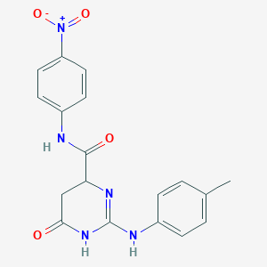 2-[(4-methylphenyl)amino]-N-(4-nitrophenyl)-6-oxo-3,4,5,6-tetrahydropyrimidine-4-carboxamide