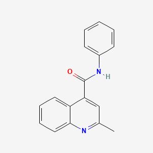 2-methyl-N-phenylquinoline-4-carboxamide