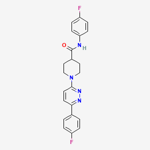 N-(4-fluorophenyl)-1-[6-(4-fluorophenyl)pyridazin-3-yl]piperidine-4-carboxamide