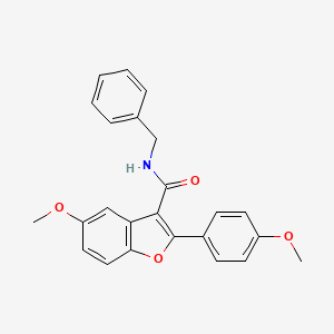 N-benzyl-5-methoxy-2-(4-methoxyphenyl)-1-benzofuran-3-carboxamide