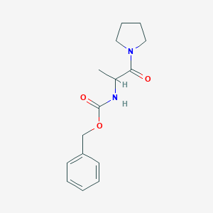 molecular formula C15H20N2O3 B112783 Benzyl DL-N-[1-oxo-1-(pyrrolidin-1-YL)propan-2-YL]carbamate CAS No. 56487-30-0