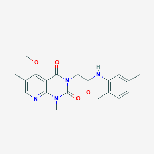 N-(2,5-dimethylphenyl)-2-(5-ethoxy-1,6-dimethyl-2,4-dioxo-1,2-dihydropyrido[2,3-d]pyrimidin-3(4H)-yl)acetamide