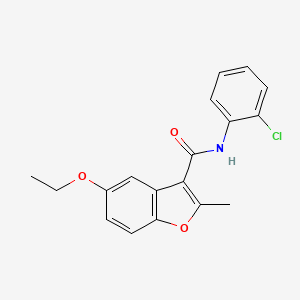 N-(2-chlorophenyl)-5-ethoxy-2-methyl-1-benzofuran-3-carboxamide