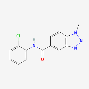 N-(2-chlorophenyl)-1-methyl-1H-benzotriazole-5-carboxamide