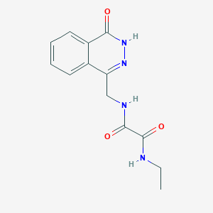 molecular formula C13H14N4O3 B11278752 N-ethyl-N'-[(4-oxo-3,4-dihydrophthalazin-1-yl)methyl]ethanediamide 