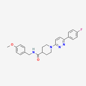 1-(6-(4-fluorophenyl)pyridazin-3-yl)-N-(4-methoxybenzyl)piperidine-4-carboxamide