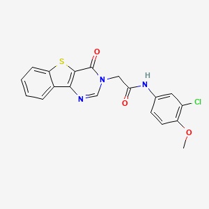 N-(3-chloro-4-methoxyphenyl)-2-(4-oxo[1]benzothieno[3,2-d]pyrimidin-3(4H)-yl)acetamide