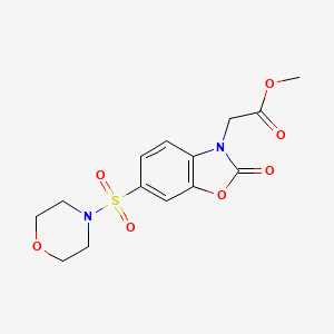 methyl [6-(morpholin-4-ylsulfonyl)-2-oxo-1,3-benzoxazol-3(2H)-yl]acetate