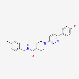 1-(6-(4-fluorophenyl)pyridazin-3-yl)-N-(4-methylbenzyl)piperidine-4-carboxamide