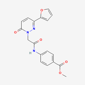 methyl 4-({[3-(furan-2-yl)-6-oxopyridazin-1(6H)-yl]acetyl}amino)benzoate