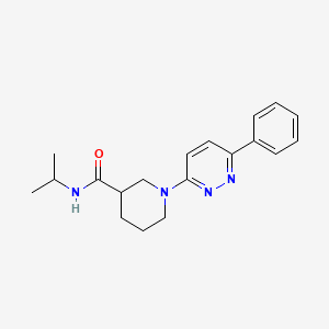 molecular formula C19H24N4O B11279460 N-isopropyl-1-(6-phenylpyridazin-3-yl)piperidine-3-carboxamide 