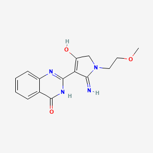 2-[2-amino-1-(2-methoxyethyl)-4-oxo-4,5-dihydro-1H-pyrrol-3-yl]-4(3H)-quinazolinone