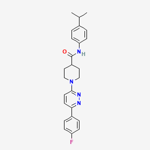 1-(6-(4-fluorophenyl)pyridazin-3-yl)-N-(4-isopropylphenyl)piperidine-4-carboxamide