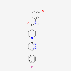 1-[6-(4-fluorophenyl)pyridazin-3-yl]-N-(3-methoxyphenyl)piperidine-4-carboxamide