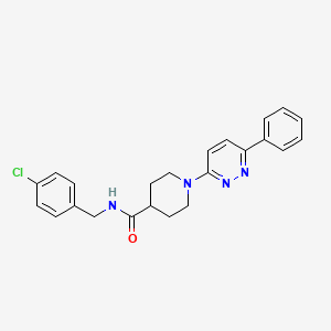 N-(4-chlorobenzyl)-1-(6-phenylpyridazin-3-yl)piperidine-4-carboxamide