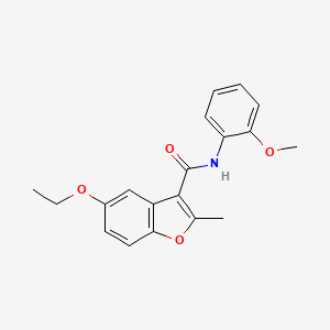 5-ethoxy-N-(2-methoxyphenyl)-2-methyl-1-benzofuran-3-carboxamide