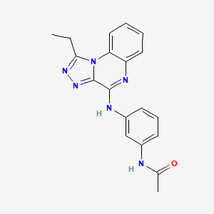 molecular formula C19H18N6O B11279818 PROTAC BRD9-binding moiety 5 