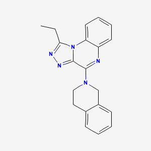 4-(3,4-dihydroisoquinolin-2(1H)-yl)-1-ethyl[1,2,4]triazolo[4,3-a]quinoxaline