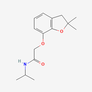 2-((2,2-dimethyl-2,3-dihydrobenzofuran-7-yl)oxy)-N-isopropylacetamide