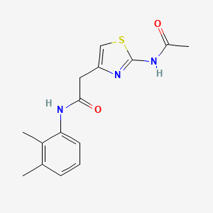 2-(2-acetamidothiazol-4-yl)-N-(2,3-dimethylphenyl)acetamide