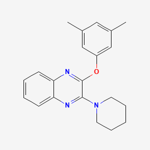 2-(3,5-Dimethylphenoxy)-3-(piperidin-1-yl)quinoxaline