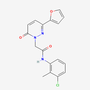 N-(3-chloro-2-methylphenyl)-2-(3-(furan-2-yl)-6-oxopyridazin-1(6H)-yl)acetamide