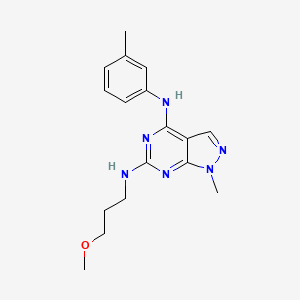 N~6~-(3-methoxypropyl)-1-methyl-N~4~-(3-methylphenyl)-1H-pyrazolo[3,4-d]pyrimidine-4,6-diamine