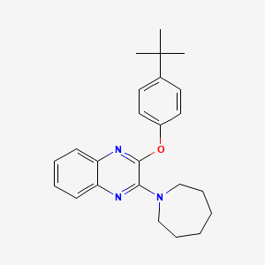 2-(Azepan-1-yl)-3-(4-tert-butylphenoxy)quinoxaline