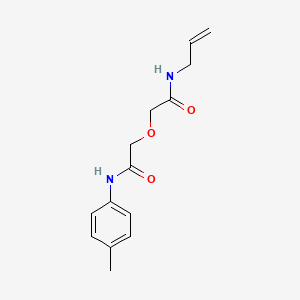 2-{2-[(4-methylphenyl)amino]-2-oxoethoxy}-N-(prop-2-en-1-yl)acetamide