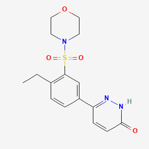 6-[4-ethyl-3-(morpholin-4-ylsulfonyl)phenyl]pyridazin-3(2H)-one