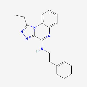 N-(2-cyclohexenylethyl)-1-ethyl-[1,2,4]triazolo[4,3-a]quinoxalin-4-amine